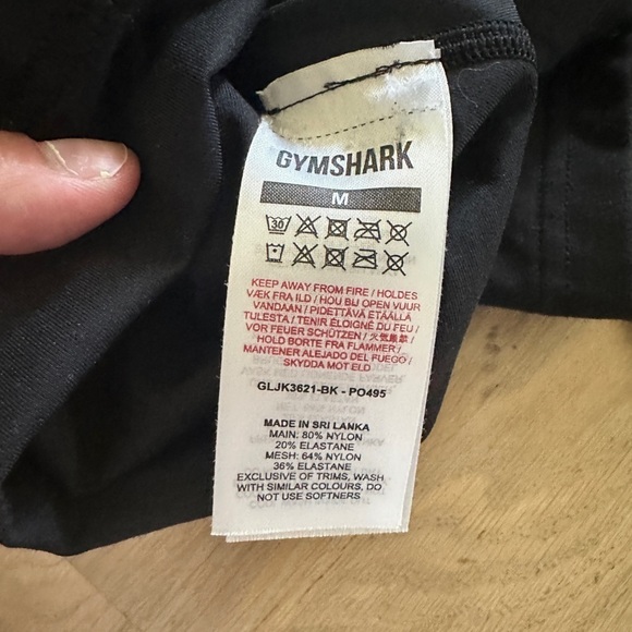 Gym shark women’s jacket with mesh detail black size medium - Picture 5 of 8